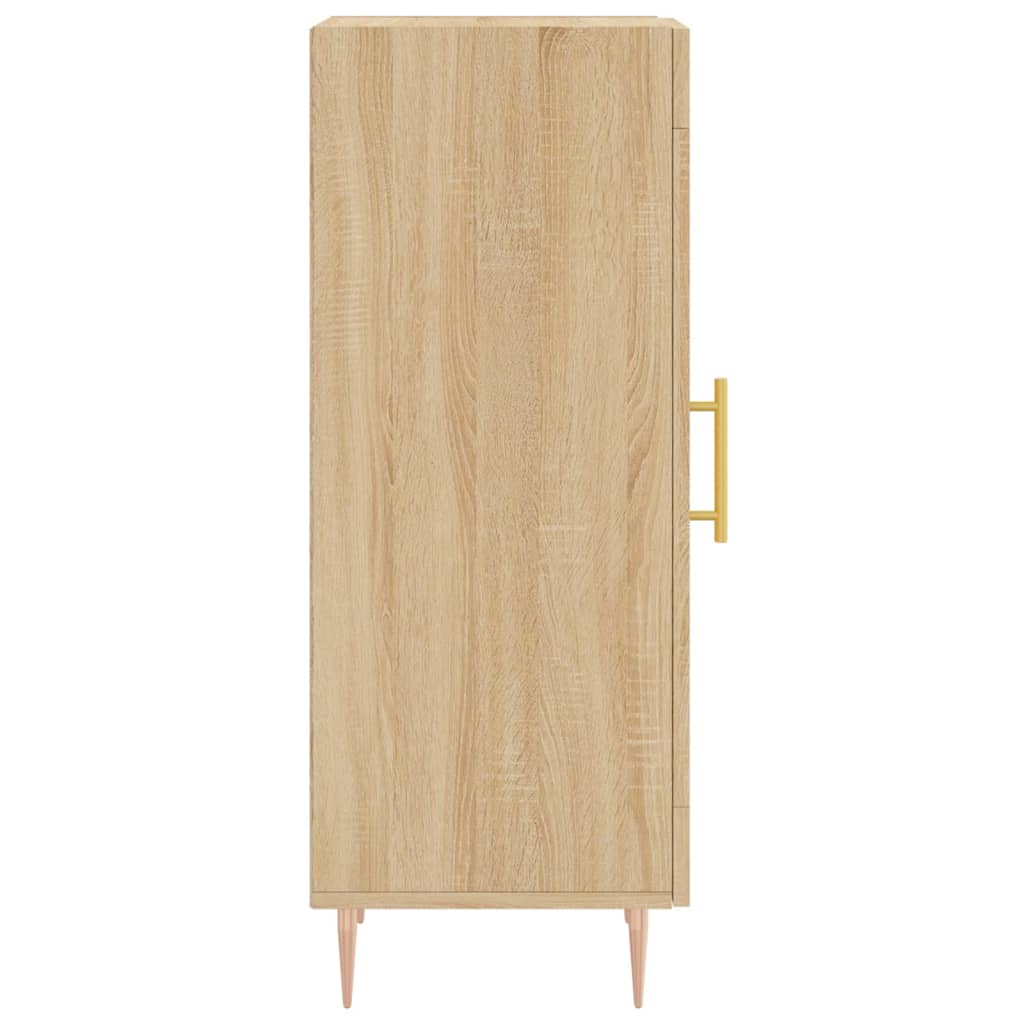Dressoir 34,5x34x90 cm bewerkt hout sonoma eiken is nu te koop bij PeponiXL, paradijselijk wonen!
