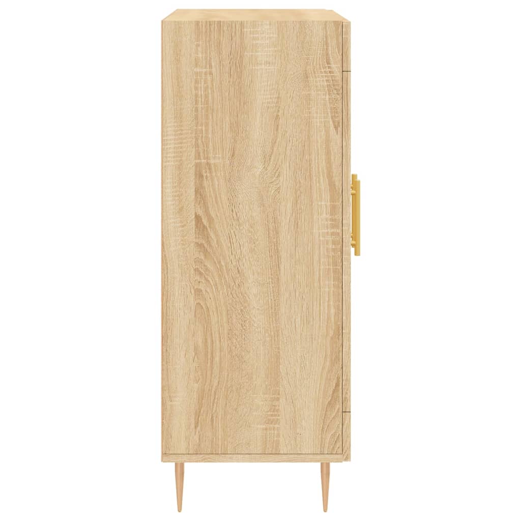 Dressoir 69,5x34x90 cm bewerkt hout sonoma eikenkleurig is nu te koop bij PeponiXL, paradijselijk wonen!