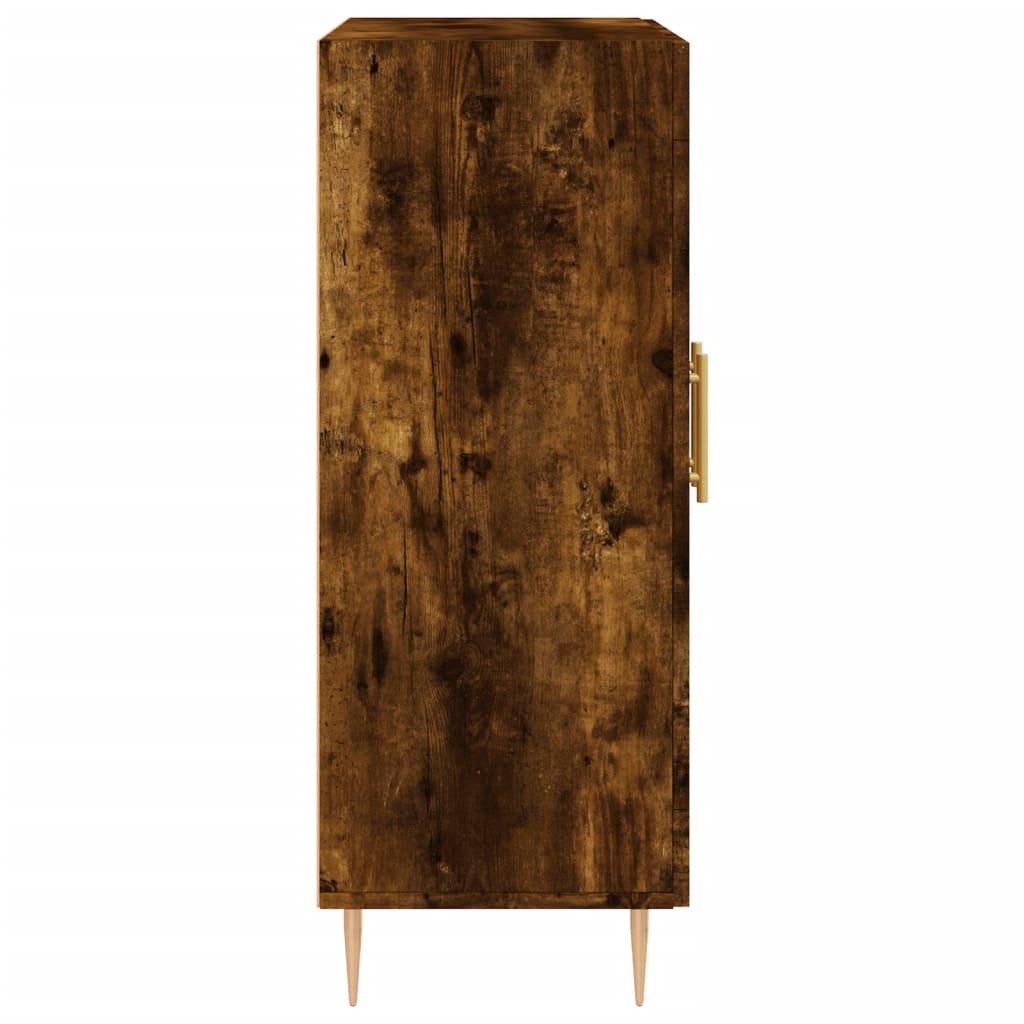 Dressoir 69,5x34x90 cm bewerkt hout gerookt eikenkleurig is nu te koop bij PeponiXL, paradijselijk wonen!