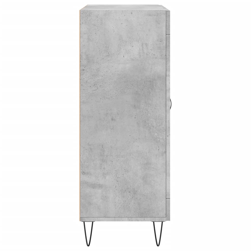 Dressoir 69,5x34x90 cm bewerkt hout betongrijs is nu te koop bij PeponiXL, paradijselijk wonen!