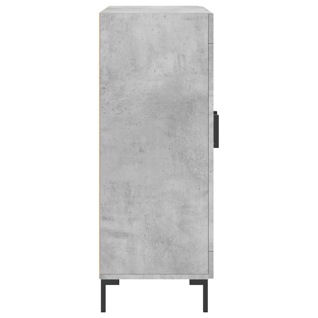 Dressoir 69,5x34x90 cm bewerkt hout betongrijs is nu te koop bij PeponiXL, paradijselijk wonen!