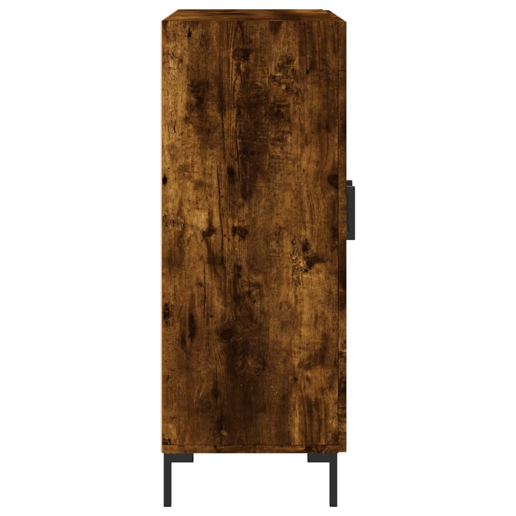 Dressoir 69,5x34x90 cm bewerkt hout gerookt eikenkleurig is nu te koop bij PeponiXL, paradijselijk wonen!