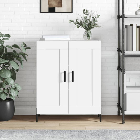 Dressoir 69,5x34x90 cm bewerkt hout wit is nu te koop bij PeponiXL, paradijselijk wonen!