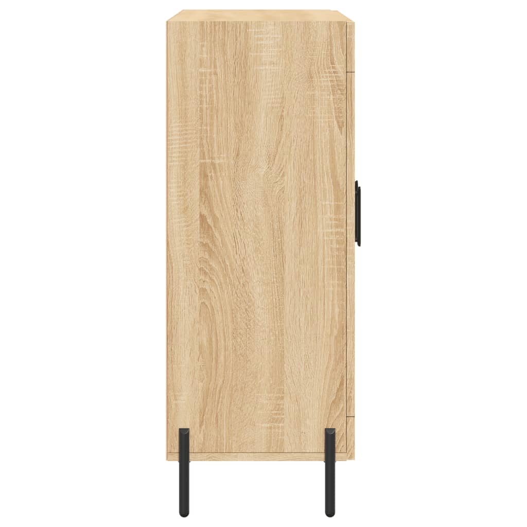Dressoir 69,5x34x90 cm bewerkt hout sonoma eikenkleurig is nu te koop bij PeponiXL, paradijselijk wonen!