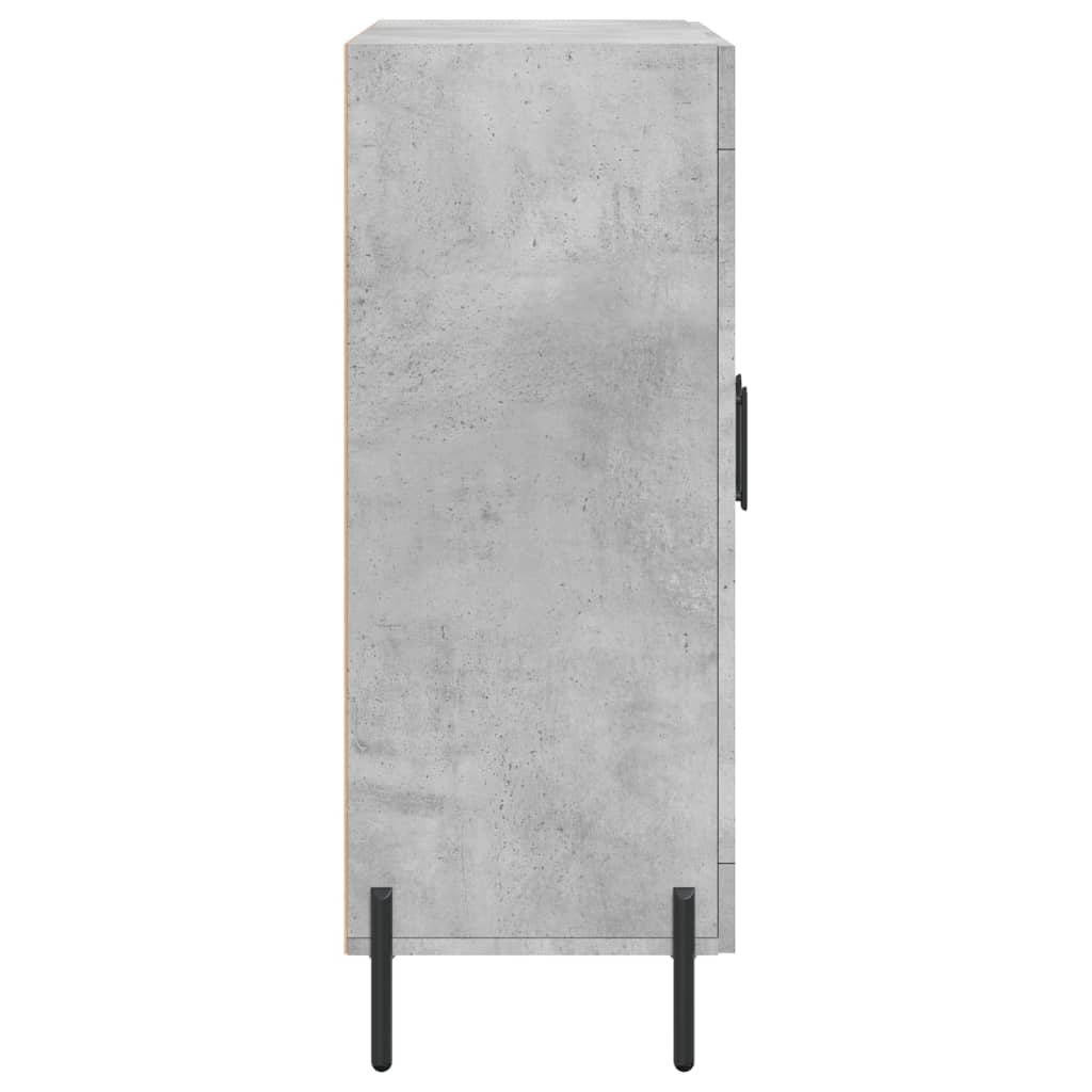 Dressoir 69,5x34x90 cm bewerkt hout betongrijs is nu te koop bij PeponiXL, paradijselijk wonen!