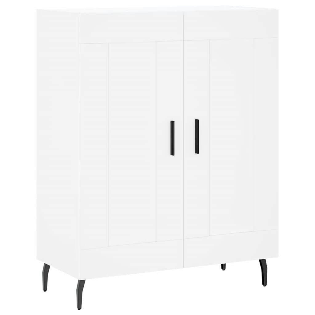 Dressoir 69,5x34x90 cm bewerkt hout wit is nu te koop bij PeponiXL, paradijselijk wonen!