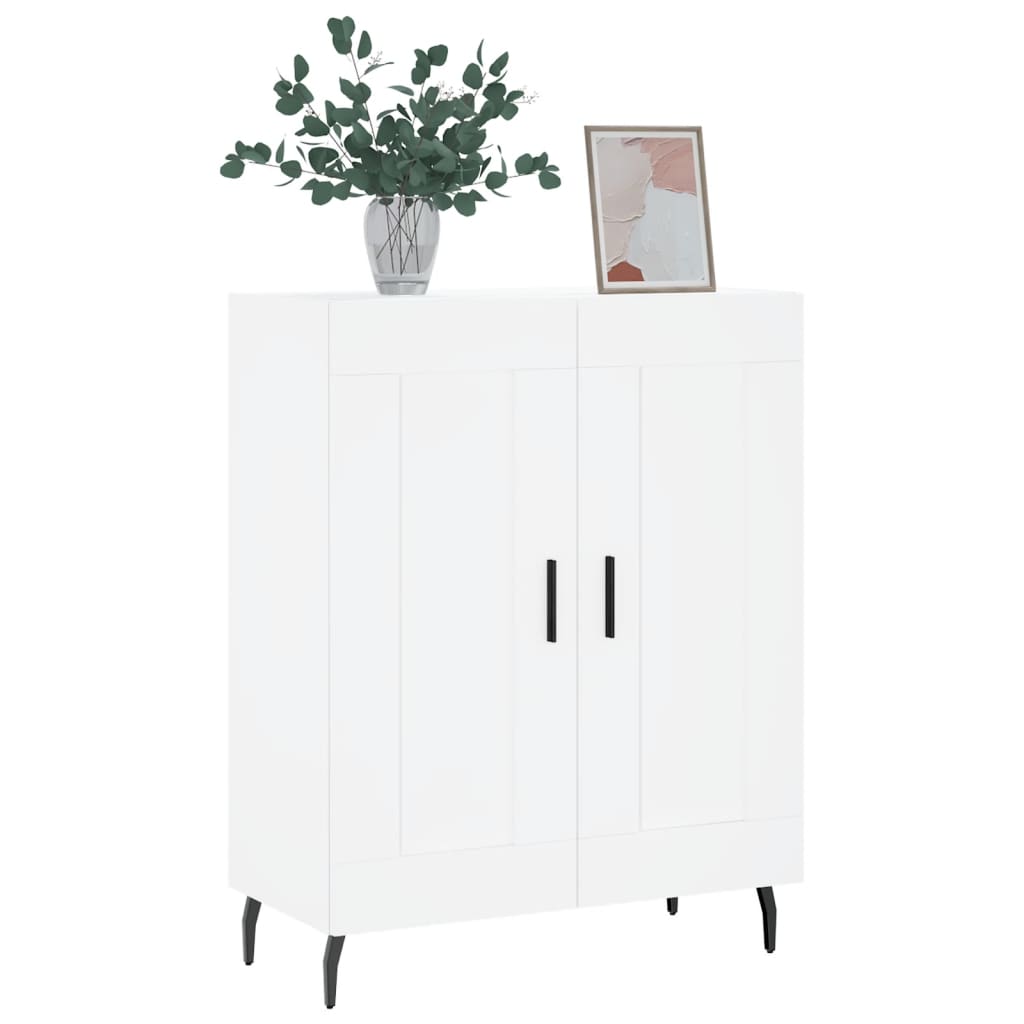 Dressoir 69,5x34x90 cm bewerkt hout wit is nu te koop bij PeponiXL, paradijselijk wonen!