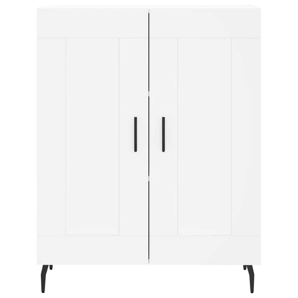 Dressoir 69,5x34x90 cm bewerkt hout wit is nu te koop bij PeponiXL, paradijselijk wonen!