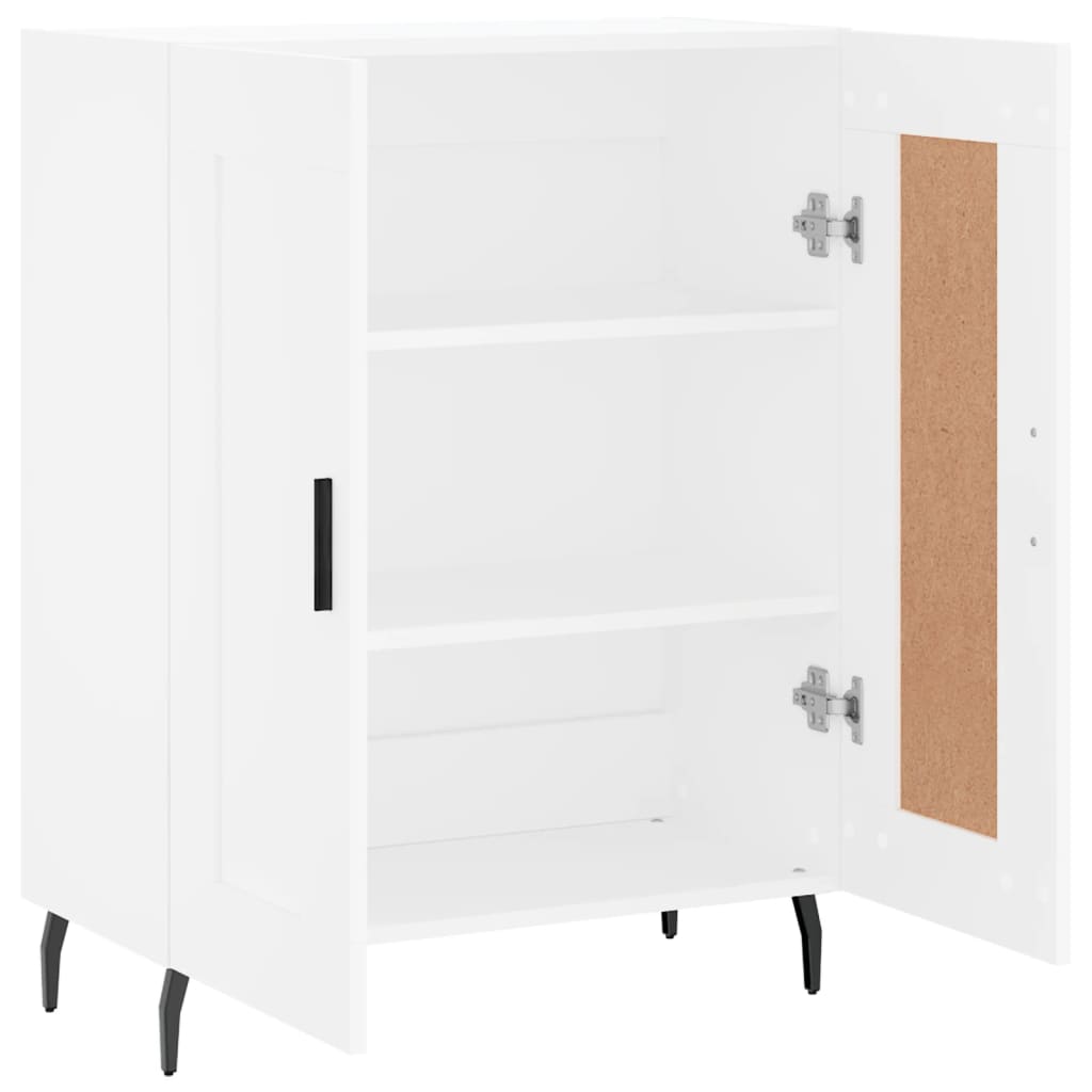 Dressoir 69,5x34x90 cm bewerkt hout wit is nu te koop bij PeponiXL, paradijselijk wonen!