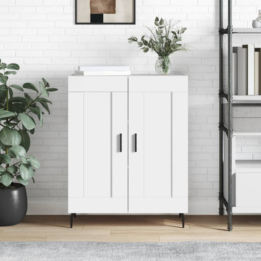 Dressoir 69,5x34x90 cm bewerkt hout wit is nu te koop bij PeponiXL, paradijselijk wonen!