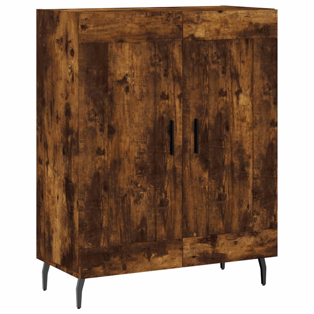 Dressoir 69,5x34x90 cm bewerkt hout gerookt eikenkleurig is nu te koop bij PeponiXL, paradijselijk wonen!