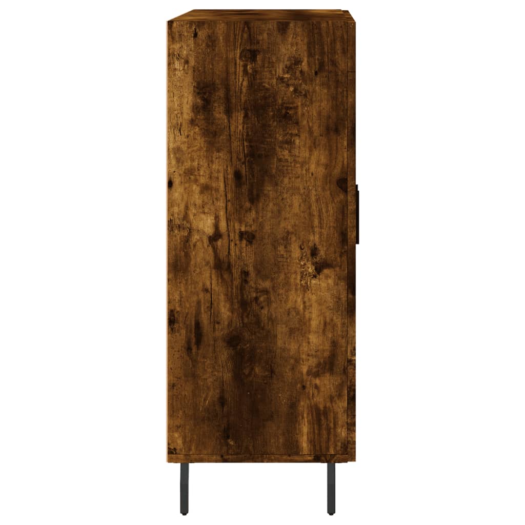 Dressoir 69,5x34x90 cm bewerkt hout gerookt eikenkleurig is nu te koop bij PeponiXL, paradijselijk wonen!