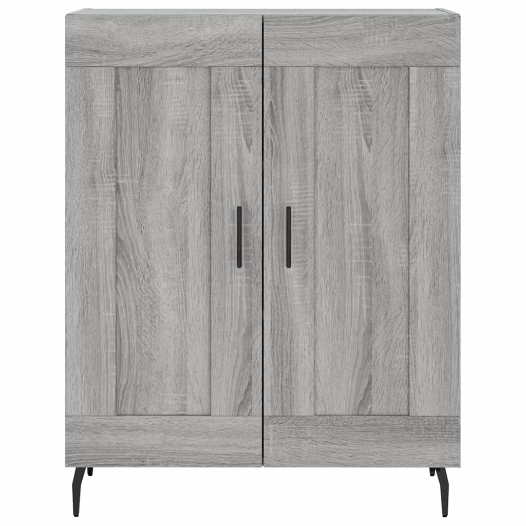 Dressoir 69,5x34x90 cm bewerkt hout grijs sonoma eikenkleurig is nu te koop bij PeponiXL, paradijselijk wonen!