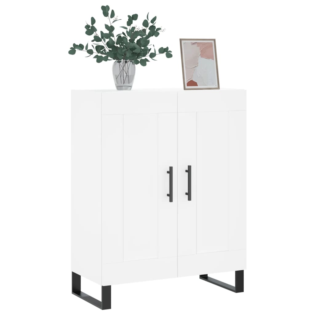 Dressoir 69,5x34x90 cm bewerkt hout wit is nu te koop bij PeponiXL, paradijselijk wonen!