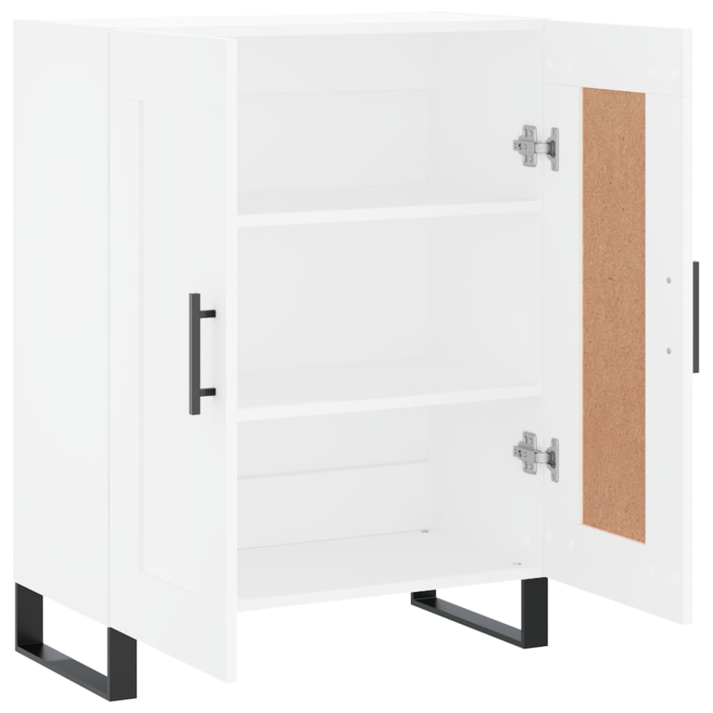 Dressoir 69,5x34x90 cm bewerkt hout wit is nu te koop bij PeponiXL, paradijselijk wonen!