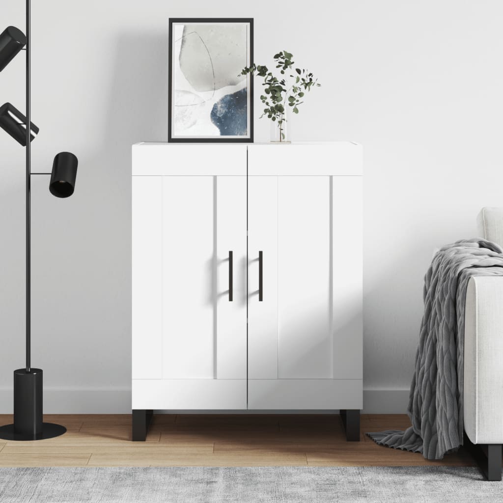 Dressoir 69,5x34x90 cm bewerkt hout wit is nu te koop bij PeponiXL, paradijselijk wonen!