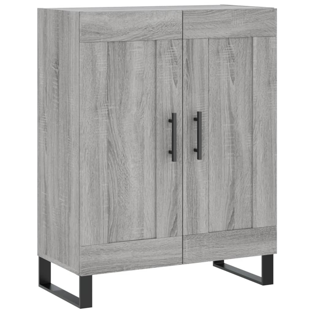 Dressoir 69,5x34x90 cm bewerkt hout grijs sonoma eikenkleurig is nu te koop bij PeponiXL, paradijselijk wonen!