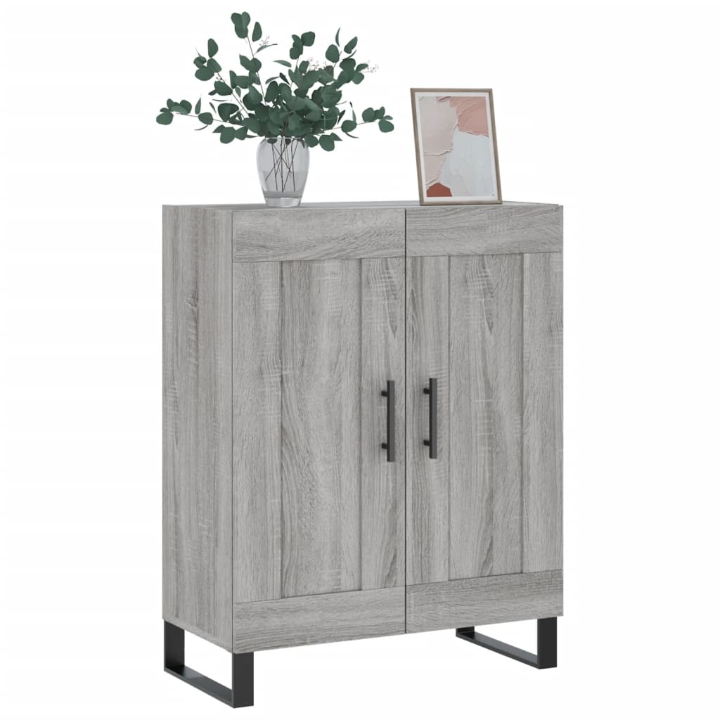 Dressoir 69,5x34x90 cm bewerkt hout grijs sonoma eikenkleurig is nu te koop bij PeponiXL, paradijselijk wonen!