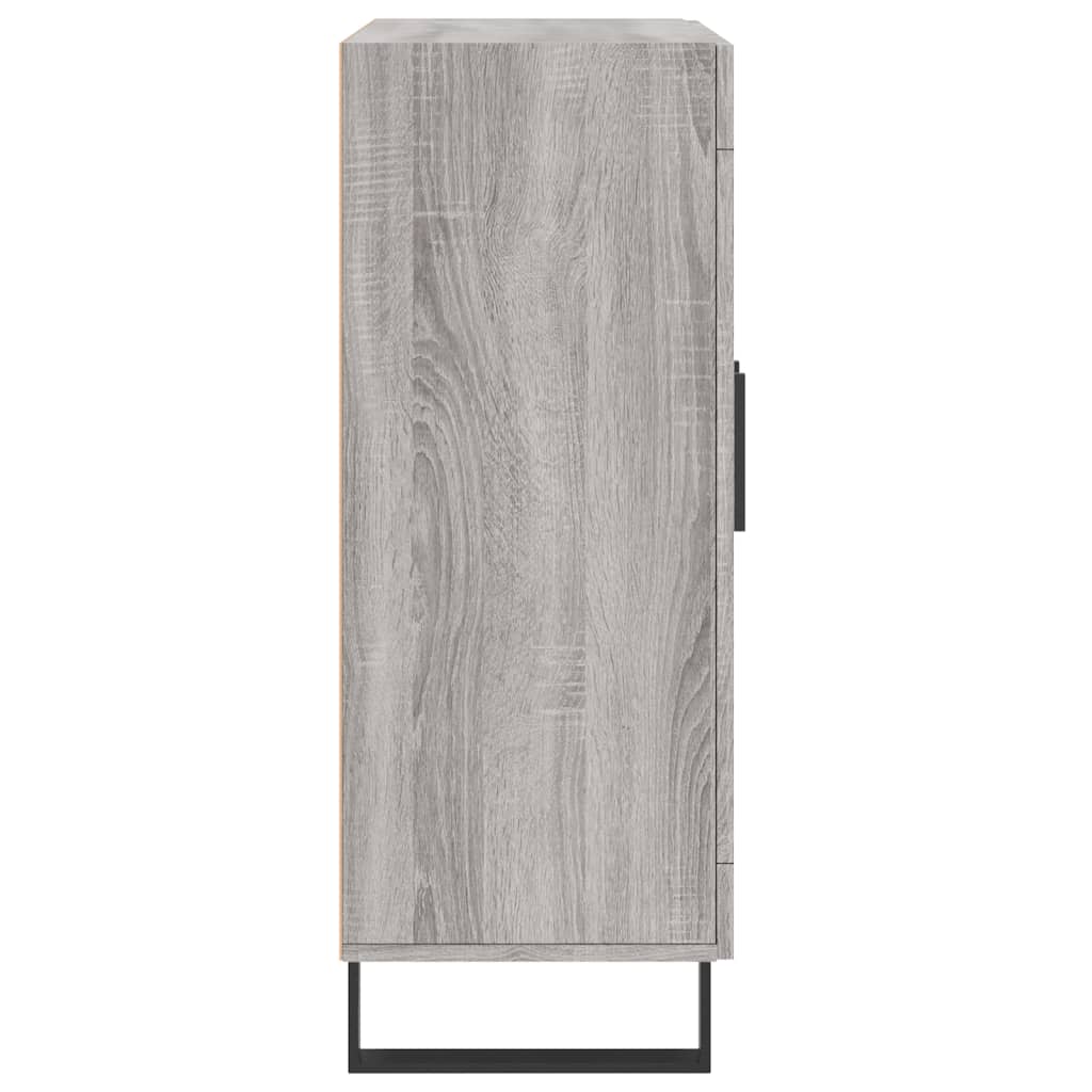 Dressoir 69,5x34x90 cm bewerkt hout grijs sonoma eikenkleurig is nu te koop bij PeponiXL, paradijselijk wonen!