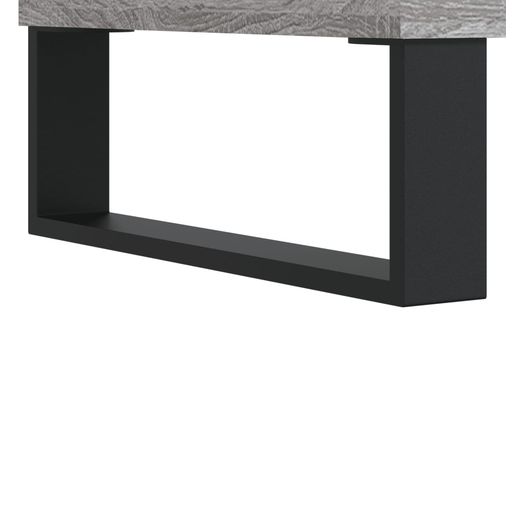 Dressoir 69,5x34x90 cm bewerkt hout grijs sonoma eikenkleurig is nu te koop bij PeponiXL, paradijselijk wonen!