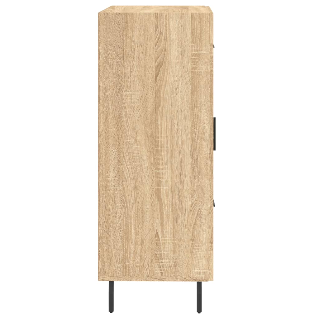 Dressoir 69,5x34x90 cm bewerkt hout sonoma eikenkleurig is nu te koop bij PeponiXL, paradijselijk wonen!
