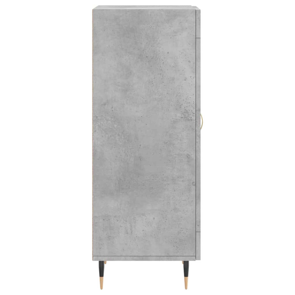 Dressoir 34,5x34x90 cm bewerkt hout betongrijs is nu te koop bij PeponiXL, paradijselijk wonen!