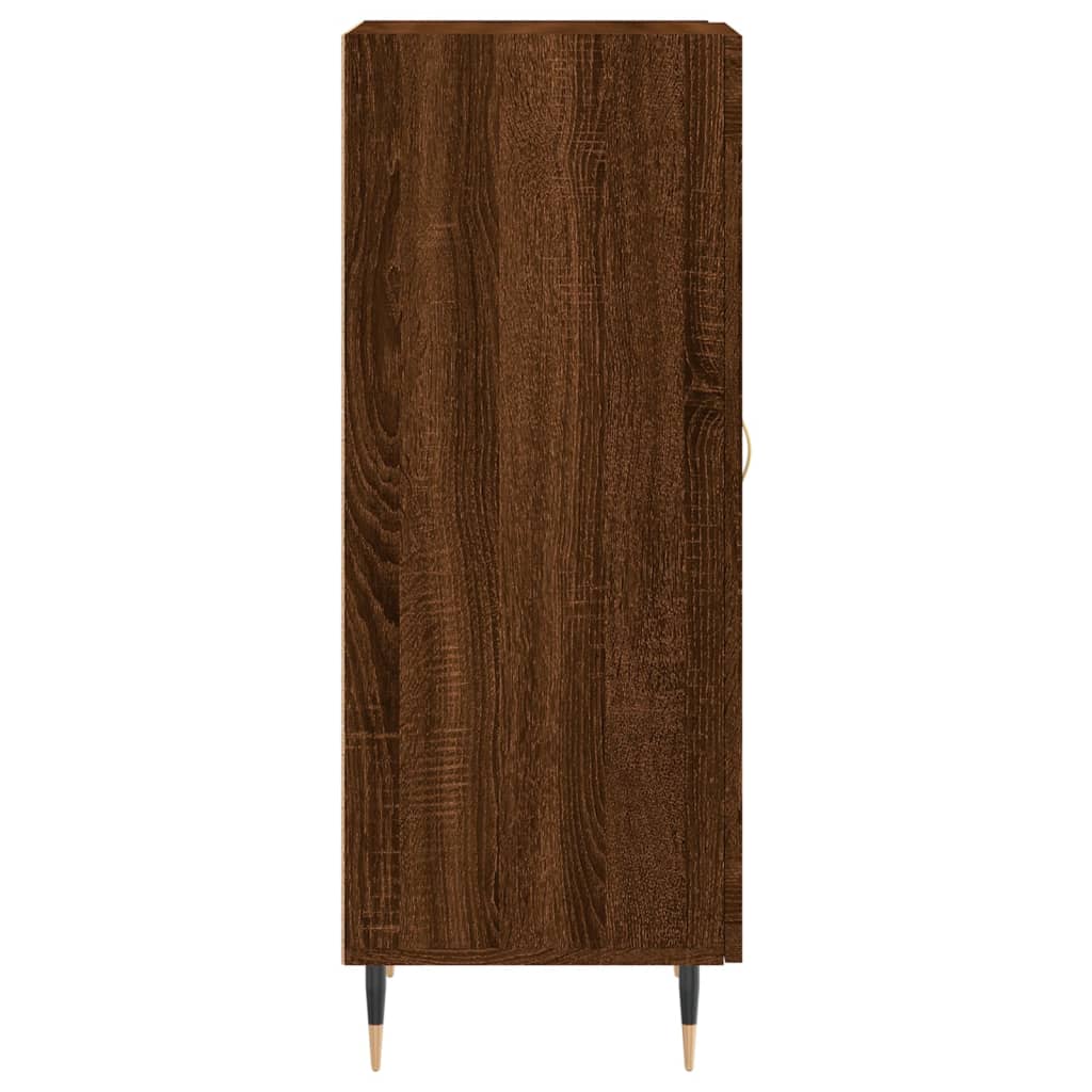 Dressoir 34,5x34x90 cm bewerkt hout bruin eikenkleur is nu te koop bij PeponiXL, paradijselijk wonen!