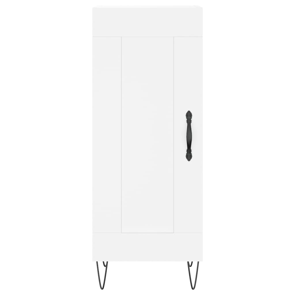 Dressoir 34,5x34x90 cm bewerkt hout wit is nu te koop bij PeponiXL, paradijselijk wonen!