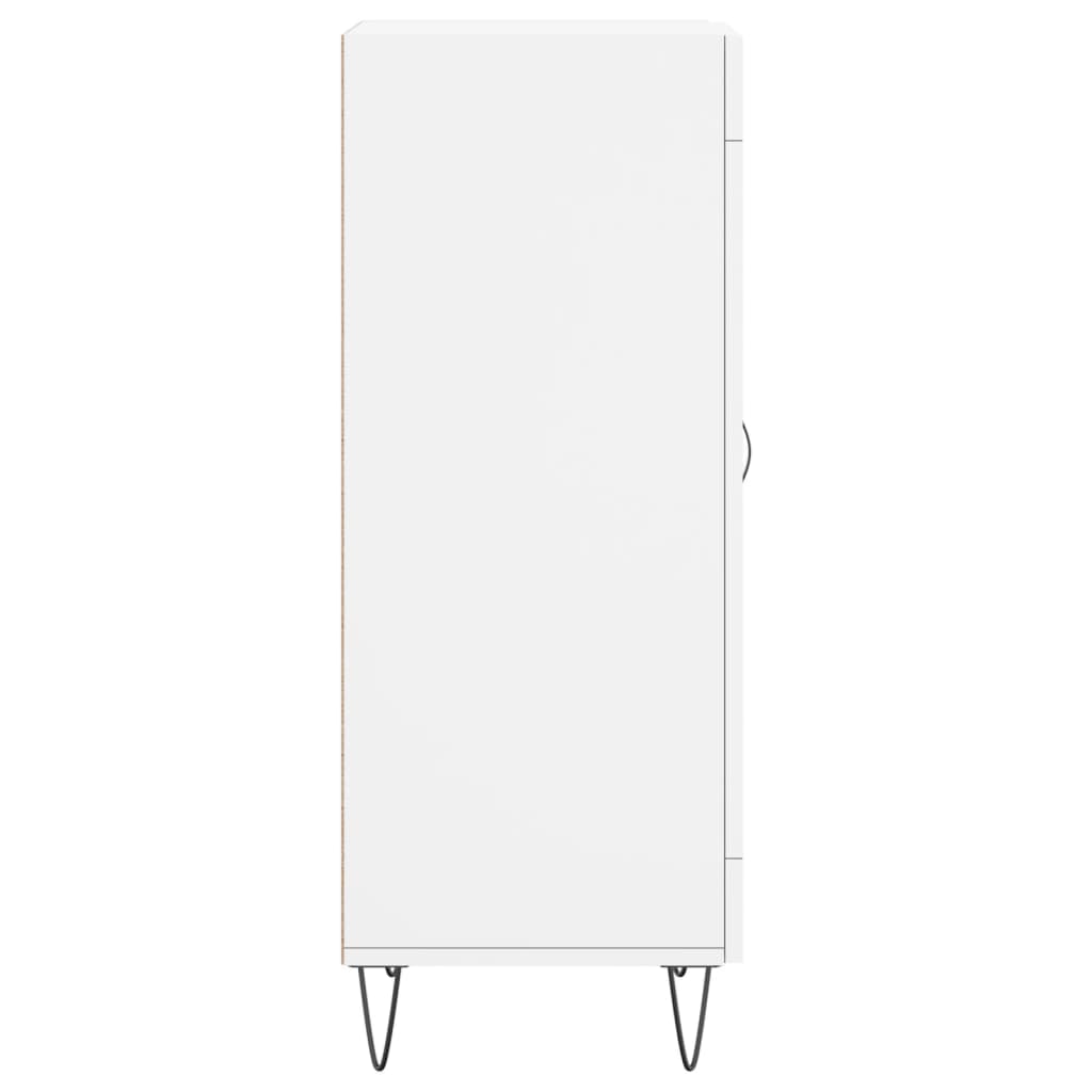 Dressoir 34,5x34x90 cm bewerkt hout wit is nu te koop bij PeponiXL, paradijselijk wonen!