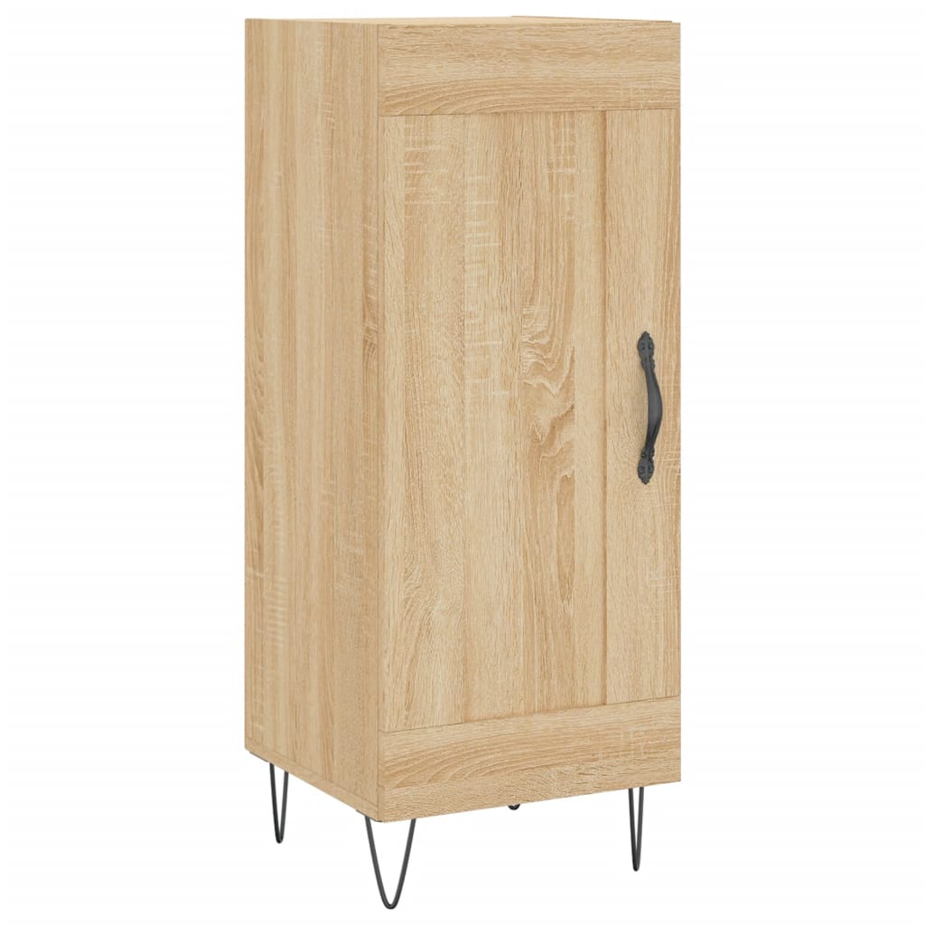 Dressoir 34,5x34x90 cm bewerkt hout sonoma eiken is nu te koop bij PeponiXL, paradijselijk wonen!