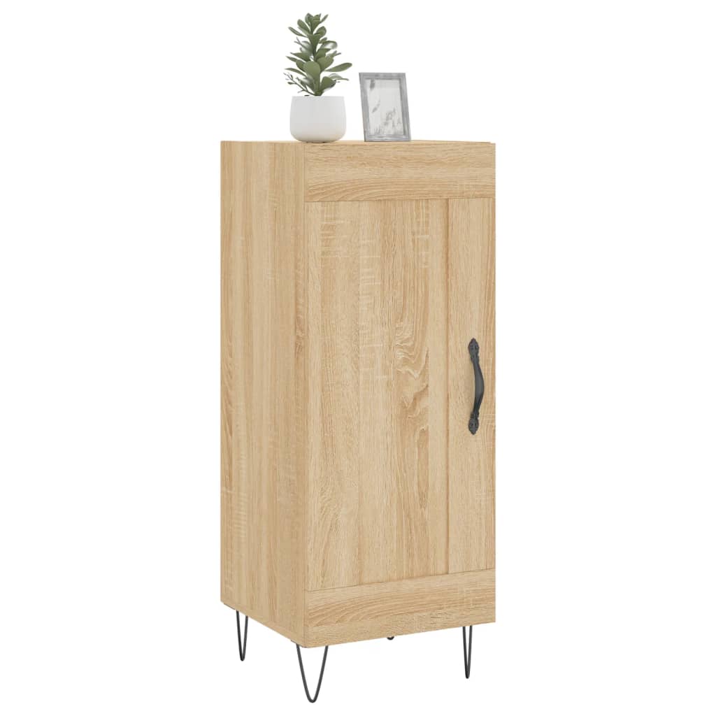Dressoir 34,5x34x90 cm bewerkt hout sonoma eiken is nu te koop bij PeponiXL, paradijselijk wonen!