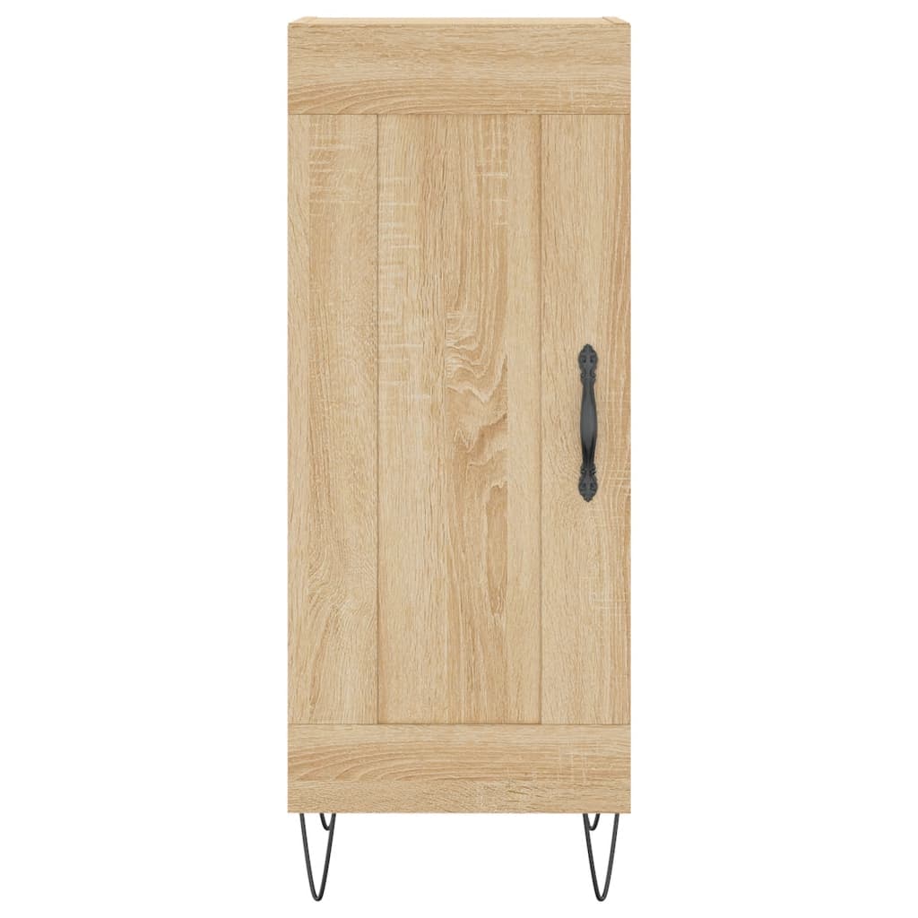 Dressoir 34,5x34x90 cm bewerkt hout sonoma eiken is nu te koop bij PeponiXL, paradijselijk wonen!