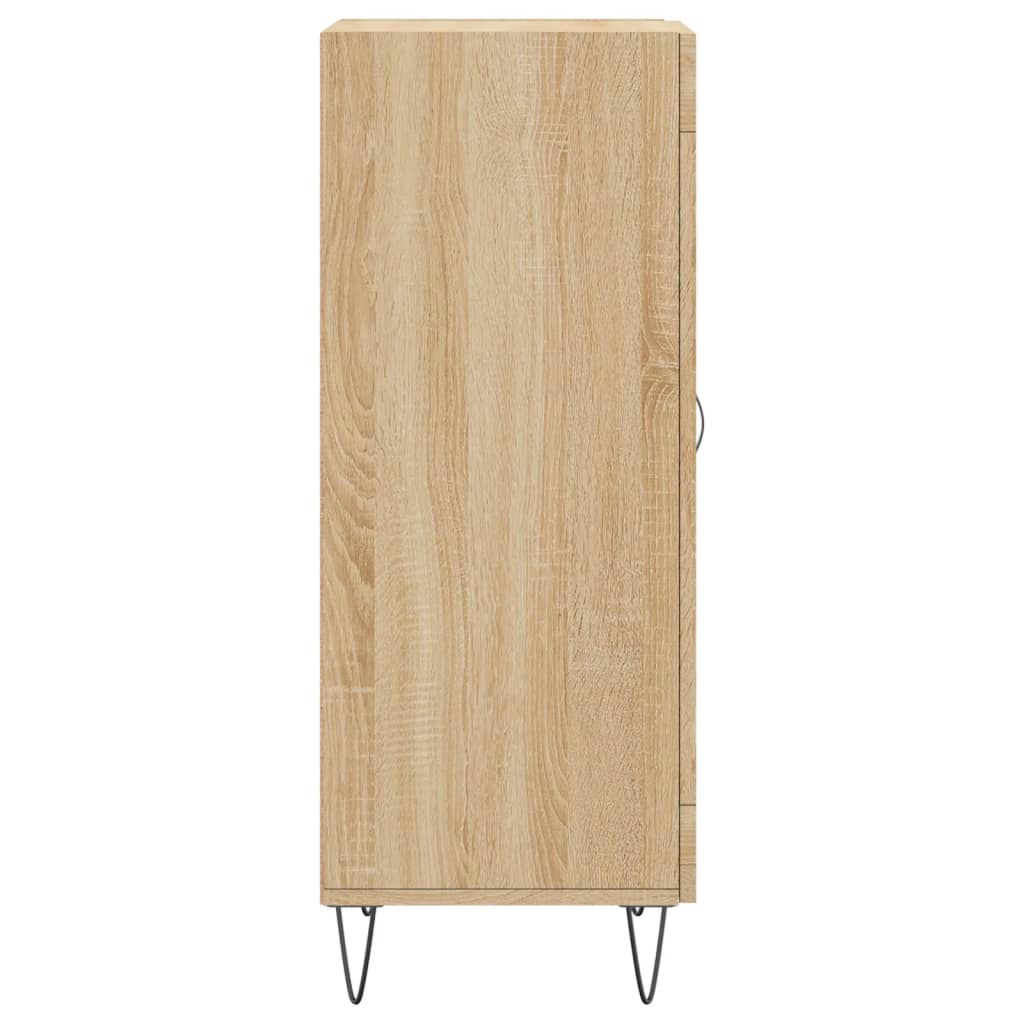 Dressoir 34,5x34x90 cm bewerkt hout sonoma eiken is nu te koop bij PeponiXL, paradijselijk wonen!