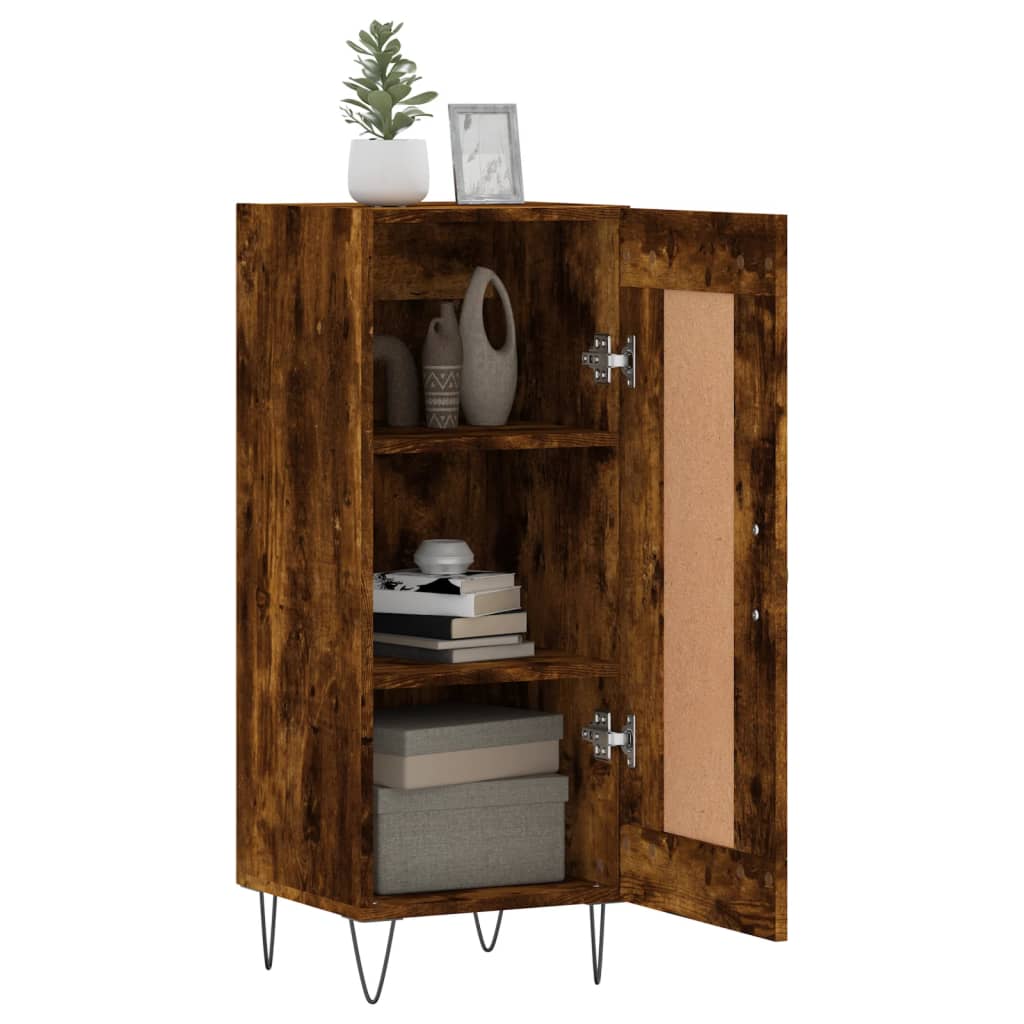 Dressoir 34,5x34x90 cm bewerkt hout gerookt eiken is nu te koop bij PeponiXL, paradijselijk wonen!