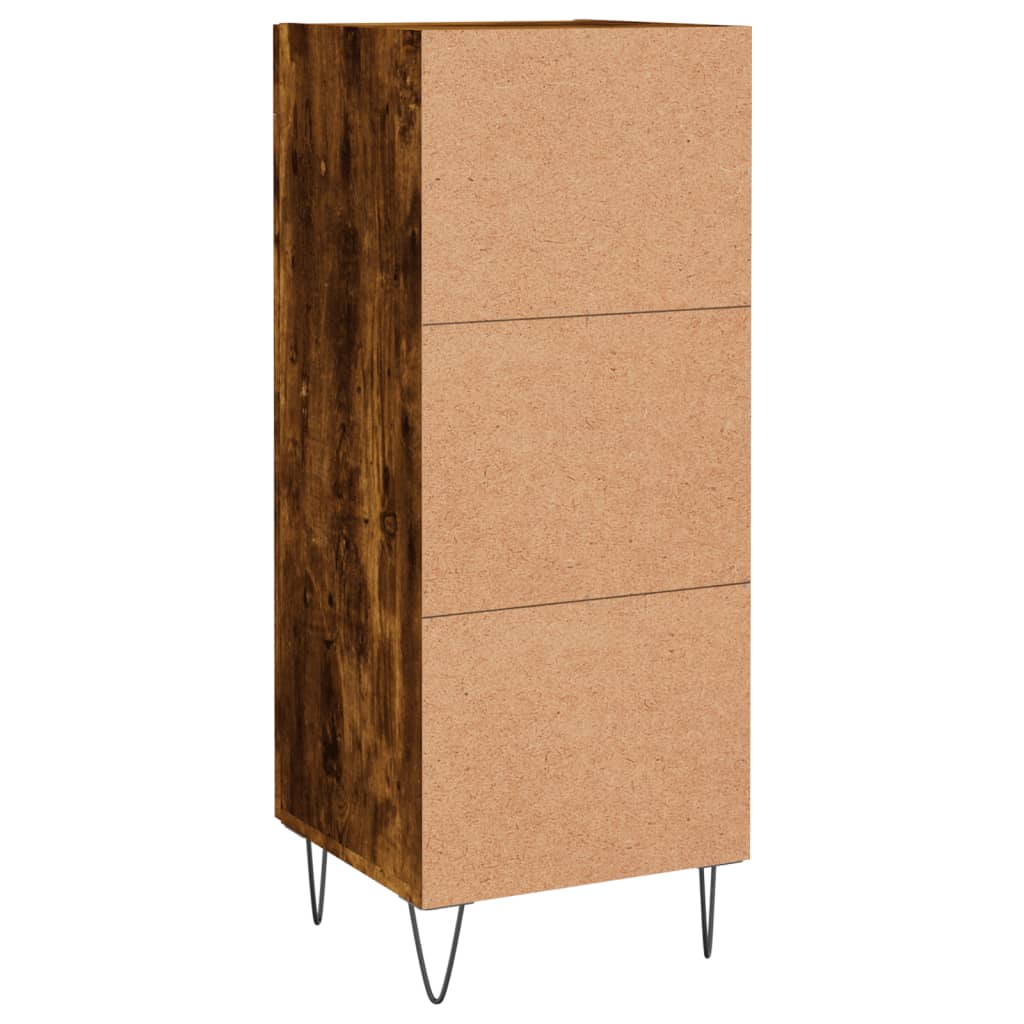 Dressoir 34,5x34x90 cm bewerkt hout gerookt eiken is nu te koop bij PeponiXL, paradijselijk wonen!