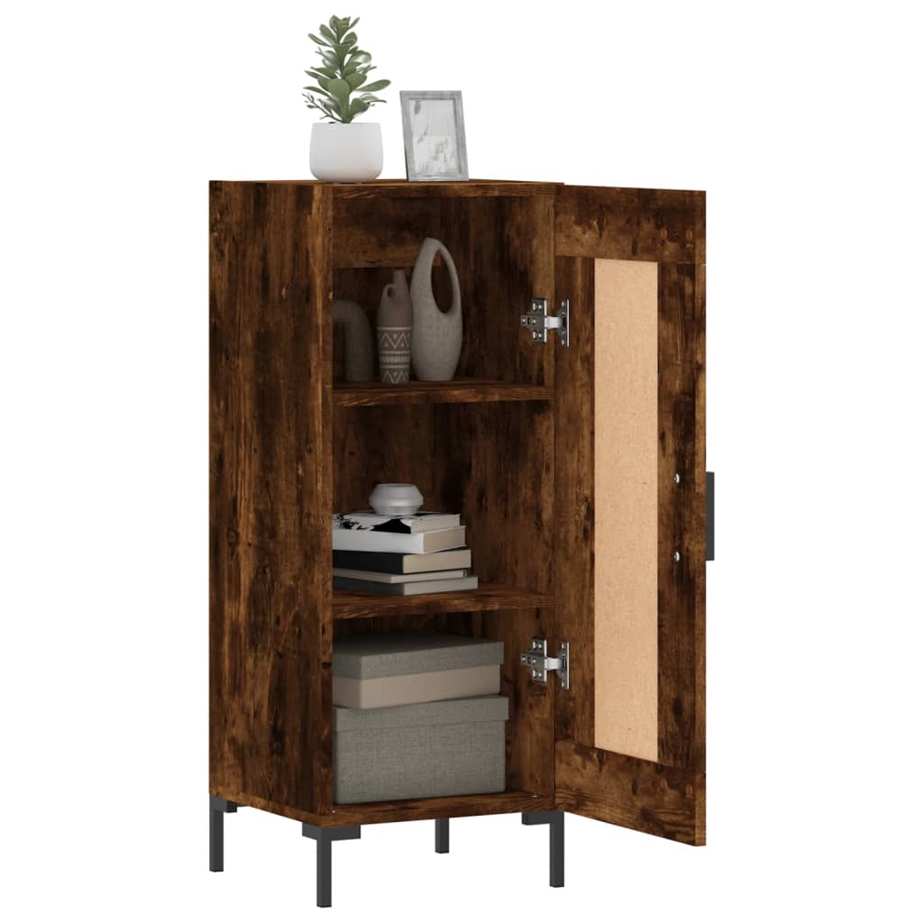 Dressoir 34,5x34x90 cm bewerkt hout gerookt eiken is nu te koop bij PeponiXL, paradijselijk wonen!