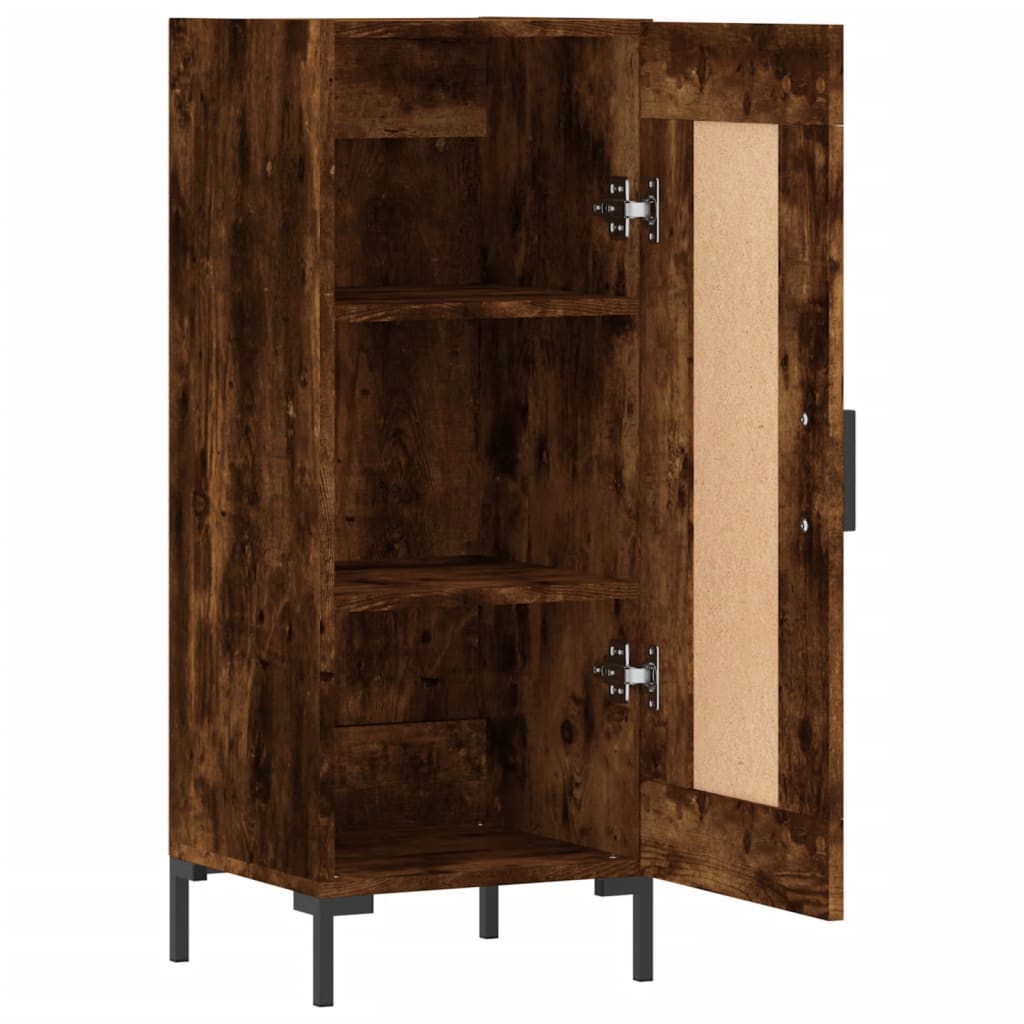 Dressoir 34,5x34x90 cm bewerkt hout gerookt eiken is nu te koop bij PeponiXL, paradijselijk wonen!
