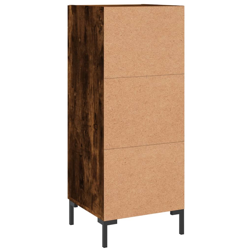 Dressoir 34,5x34x90 cm bewerkt hout gerookt eiken is nu te koop bij PeponiXL, paradijselijk wonen!