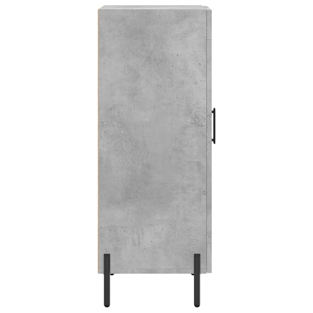 Dressoir 34,5x34x90 cm bewerkt hout betongrijs is nu te koop bij PeponiXL, paradijselijk wonen!