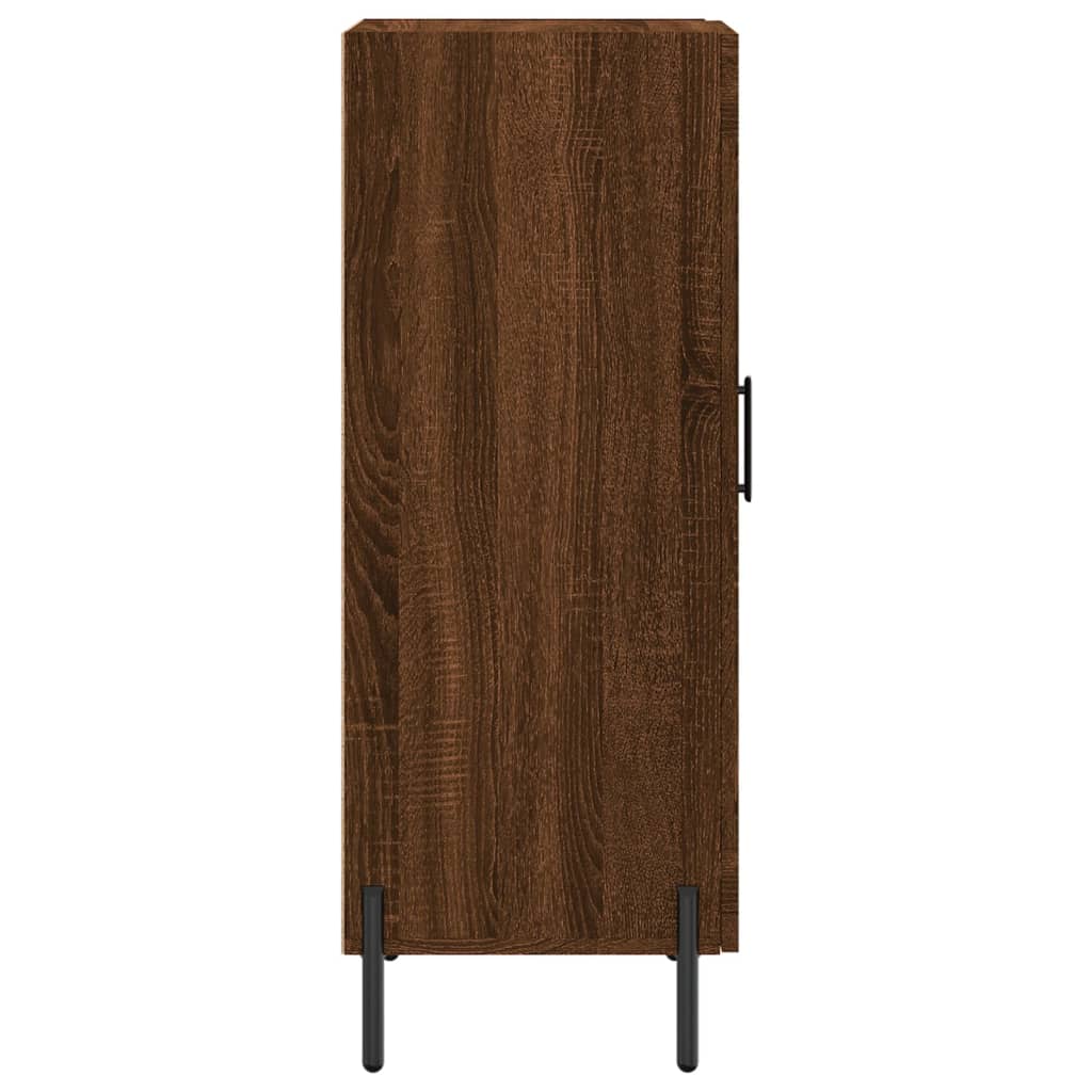 Dressoir 34,5x34x90 cm bewerkt hout bruin eikenkleur is nu te koop bij PeponiXL, paradijselijk wonen!