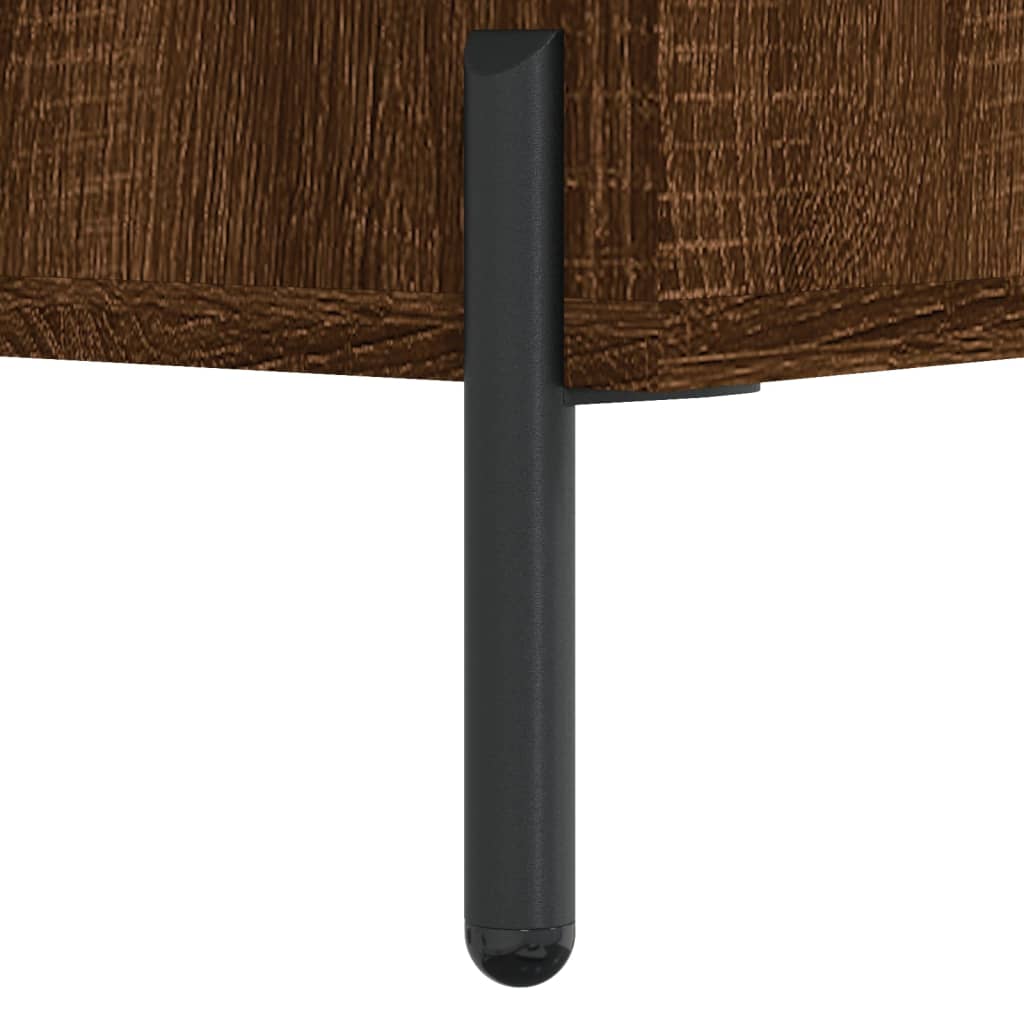 Dressoir 34,5x34x90 cm bewerkt hout bruin eikenkleur is nu te koop bij PeponiXL, paradijselijk wonen!