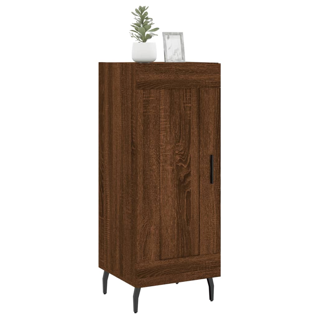 Dressoir 34,5x34x90 cm bewerkt hout bruin eikenkleur is nu te koop bij PeponiXL, paradijselijk wonen!