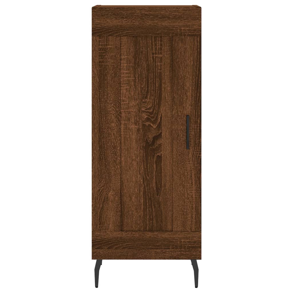 Dressoir 34,5x34x90 cm bewerkt hout bruin eikenkleur is nu te koop bij PeponiXL, paradijselijk wonen!