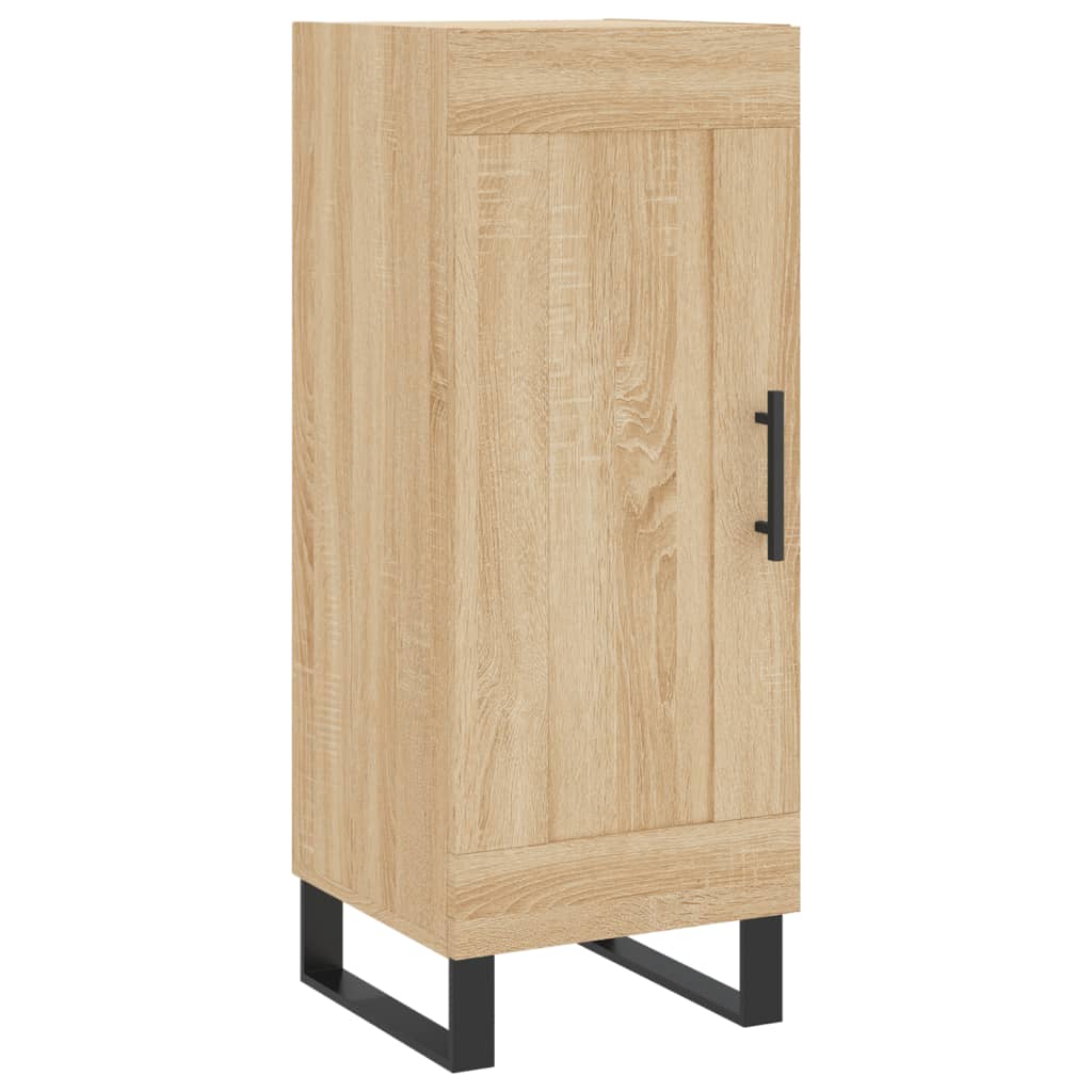 Dressoir 34,5x34x90 cm bewerkt hout sonoma eiken is nu te koop bij PeponiXL, paradijselijk wonen!