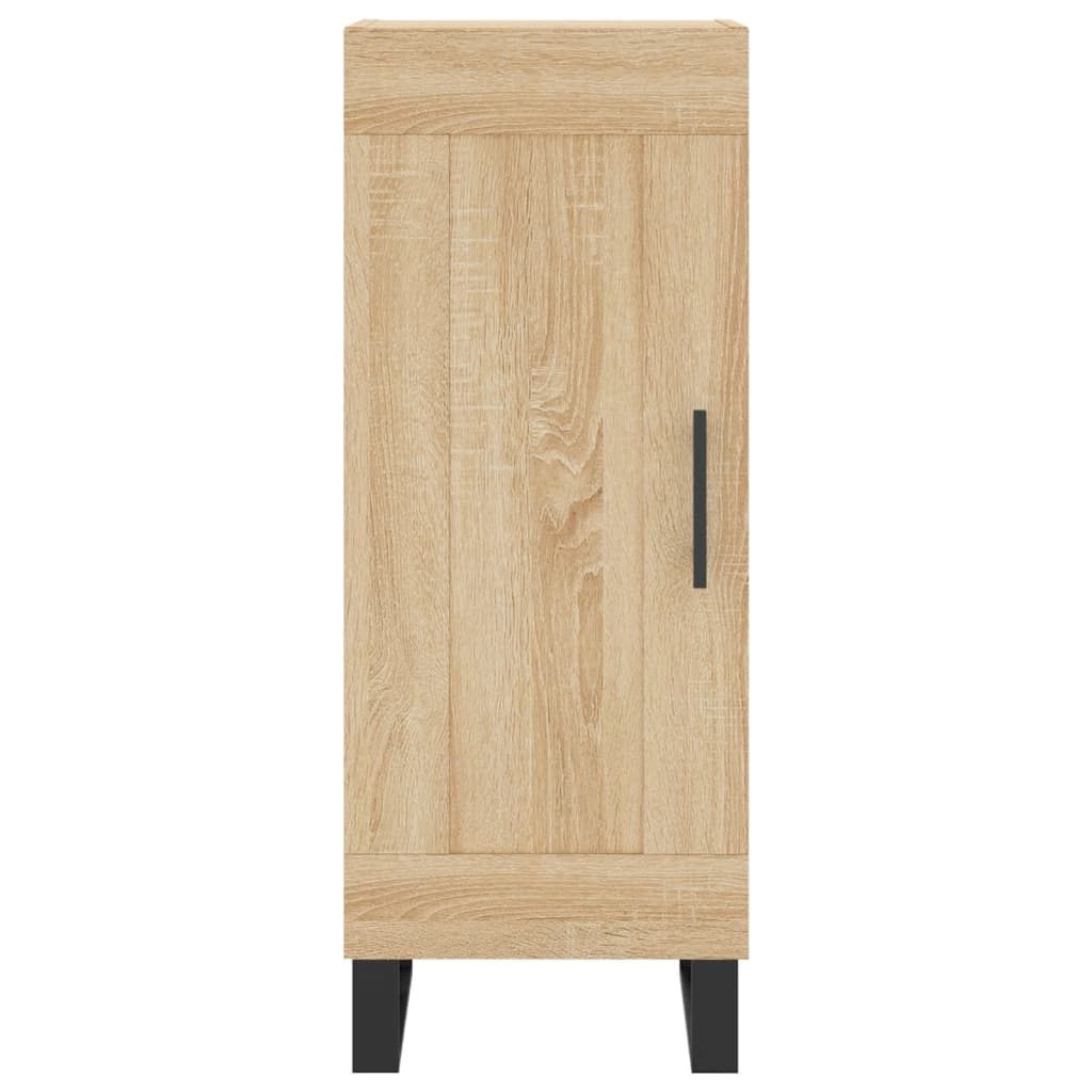 Dressoir 34,5x34x90 cm bewerkt hout sonoma eiken is nu te koop bij PeponiXL, paradijselijk wonen!