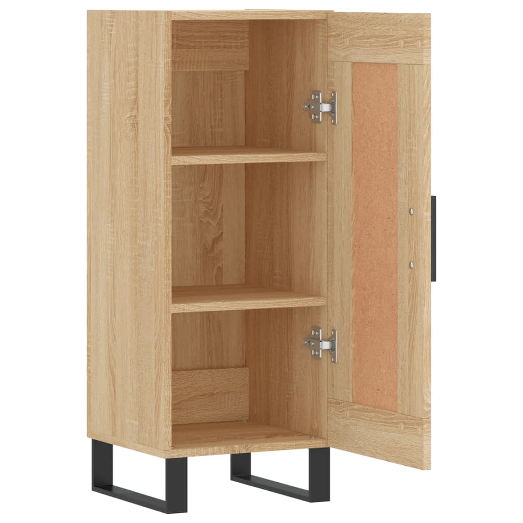 Dressoir 34,5x34x90 cm bewerkt hout sonoma eiken is nu te koop bij PeponiXL, paradijselijk wonen!