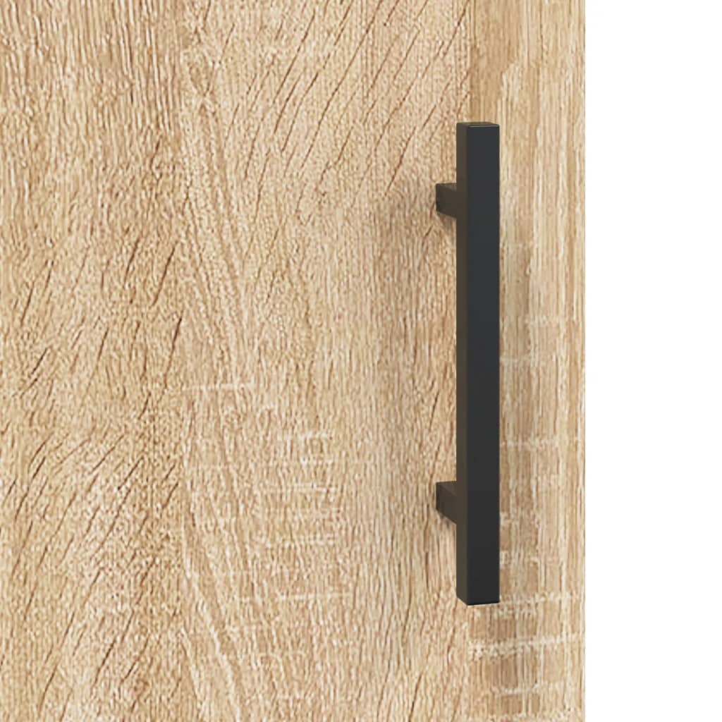Dressoir 34,5x34x90 cm bewerkt hout sonoma eiken is nu te koop bij PeponiXL, paradijselijk wonen!