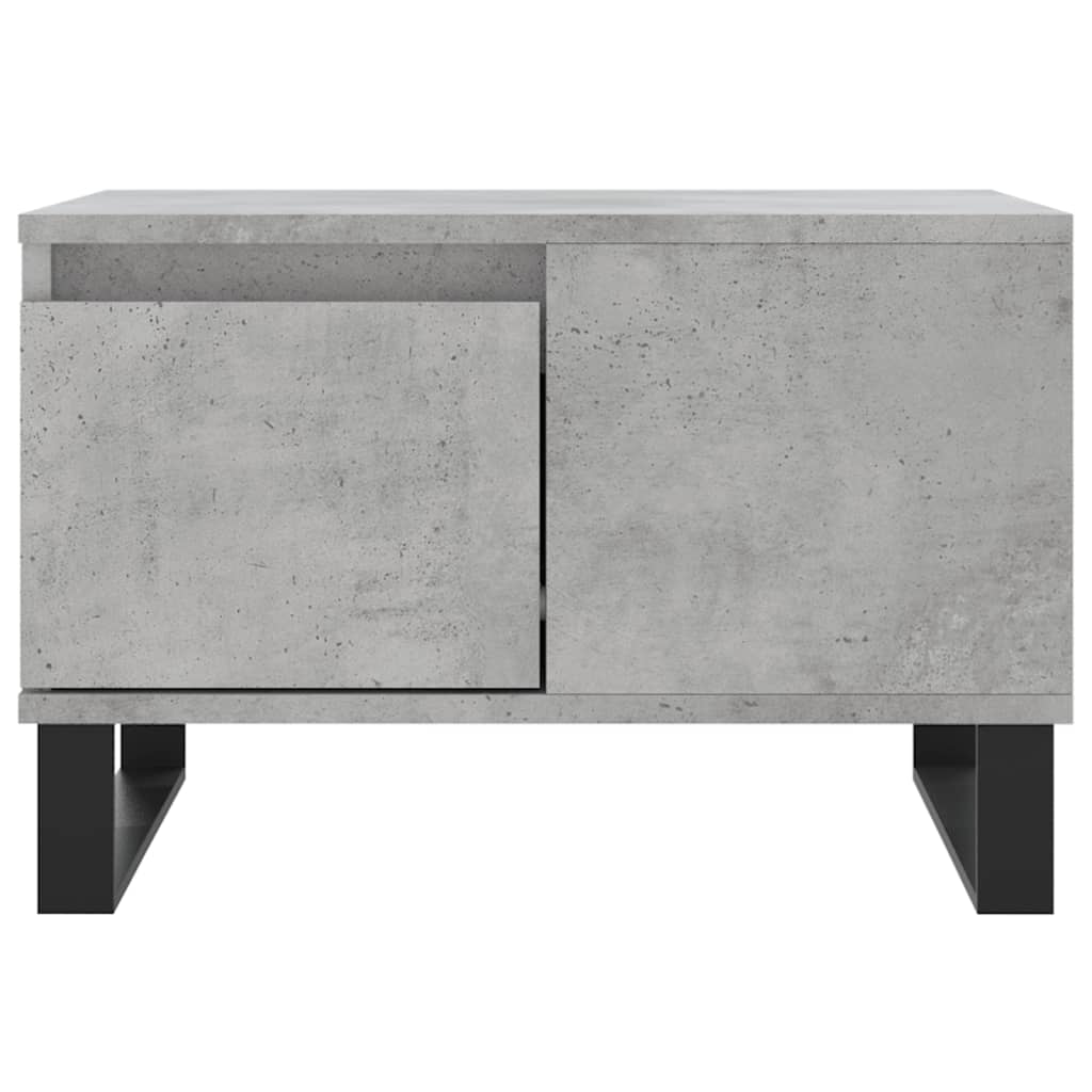 Salontafel 55x55x36,5 cm bewerkt hout betongrijs is nu te koop bij PeponiXL, paradijselijk wonen!