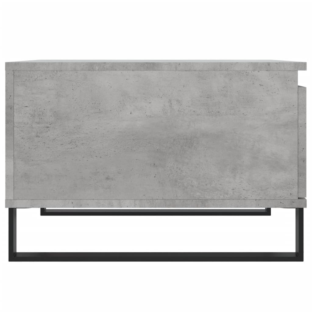 Salontafel 55x55x36,5 cm bewerkt hout betongrijs is nu te koop bij PeponiXL, paradijselijk wonen!
