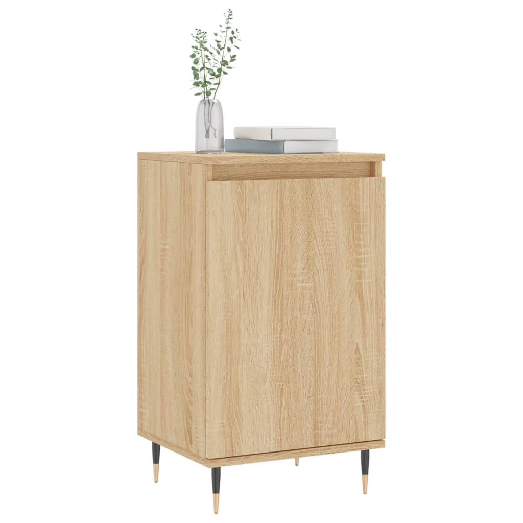 Dressoir 40x35x70 cm bewerkt hout sonoma eikenkleurig is nu te koop bij PeponiXL, paradijselijk wonen!